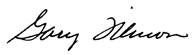 Signature of Gary Filmon