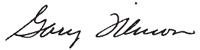 Signature of Gary Filmon